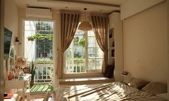 Bình minh trong căn hộ vintage bốn mùa ngập sắc hoa