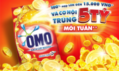 Chương trình khuyến mại “Mua OMO có cơ hội trúng 5 tỷ đồng mỗi tuần”