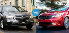Cân nhắc chọn Chevrolet Cruze 2018 hay KIA Cerato 2018 để phục vụ gia đình