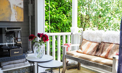 Góc thư giãn ngoài trời đẹp long lanh khiến ai cũng mê