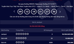 Kết quả xổ số Vietlott hôm nay 29/12: Jackpot hơn 96 tỷ đồng về tay ai?