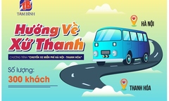 Miễn phí xe từ Hà Nội về Thanh Hóa dịp lễ 30/4 và 1/5