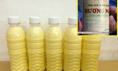 Kinh hoàng sữa ngô hóa chất siêu lợi nhuận: chỉ 2.000 đồng nguyên liệu bán 12.000 đồng/chai