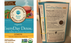 Uống trà chanh thải độc: Cảnh giác với lô hàng nhiễm khuẩn này