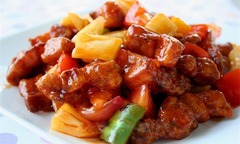 Món ngon ngày nghỉ: Món sườn rim dứa chua ngọt