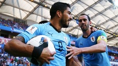 Suarez tỏa sáng, Urugoay vượt qua Saudi Abaria với tỷ số tối thiểu