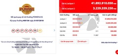 Kết quả xổ số Vietlott hôm nay 31/7/2018:  "Cái kết u ám " của Jackpot hơn 41 tỷ