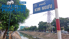 Hà Nội: 1km có tới 7 ống xả thải, sông Kim Ngưu khó  "hồi sinh "