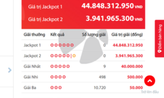 Kết quả xổ số Vietlott hôm nay 30/8/2018: Giải mã dãy số trúng Jackpot hơn 44 tỷ