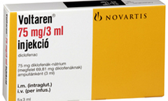 Thông báo về thuốc giả Voltaren 75mg/3ml lô 711009, HD: 09.2019
