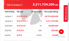 Kết quả xổ số Vietlott ngày 29/9/2018: Bộ số kỳ lạ trúng Jackpot hơn 69 tỷ