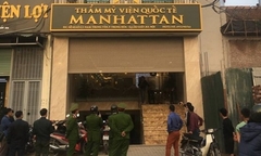 Viện thẩm mỹ quốc tế Manhattan tiêm  "tinh chất " giảm béo, khách hàng phải nhập viện