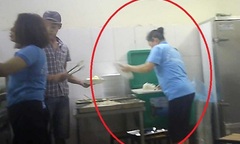 Bếp ăn tại Bệnh viện mắt trung ương không đảm bảo ATVSTP?