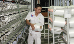 Nhà máy xơ sợi Đình Vũ tăng công suất sản xuất sợi DTY lên 900 tấn/tháng