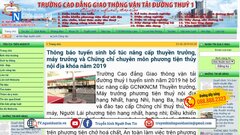 Trường Cao đẳng GTVT đường thủy 1 phản hồi về các nội dung tố cáo