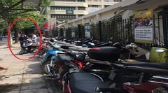  "Loạn giá ", dịch vụ trông giữ, trước cổng, Bệnh viện Mắt Trung ương