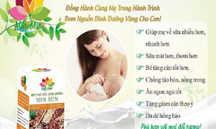 Ngũ cốc Min Min hỗ trợ lợi sữa sau sinh, đem nguồn dinh dưỡng vàng cho con