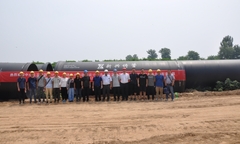 Xinxing cung cấp ống nước gang cầu đường kính siêu lớn 