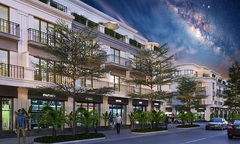 Dãy phố shophouse sầm uất tạo “sóng mạnh” tại thị trường bất động sản Tây Bắc 