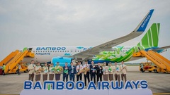 Bamboo Airways đón máy bay Airbus A320neo đầu tiên trong chiếc áo “Fly Green” ấn tượng 