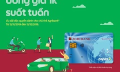 Cùng thẻ Agribank đi Grab 1k suốt tuần 