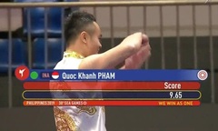 Nhật kí SEA Games 30: Quốc Khánh giành huy chương vàng cho wushu Việt Nam