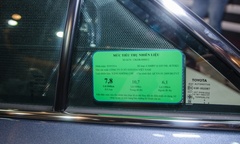 Từ 1/1, xe máy phải dán nhãn năng lượng như ôtô trước khi được đưa ra thị trường