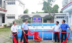 Trao tặng 5 bể bơi di động miễn phí của nhà sản xuất Hoàng Hải