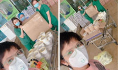 Bà mẹ tự nấu 120 suất cơm ngon gửi tặng các y bác sĩ tuyến đầu chống dịch 