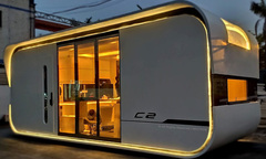 Ngắm căn nhà thông minh có thiết kế như tàu vũ trụ, giá từ 52.000 USD