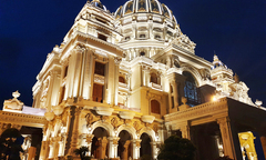 Cận cảnh tòa lâu đài mạ vàng của đại gia Ninh Bình: Cao bằng tòa nhà 18 tầng, đầu tư hàng nghìn tỷ đồng