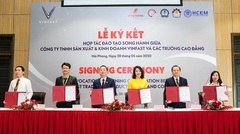 VinFast hợp tác đào tạo cao đẳng chuyên ngành cơ điện tử và kỹ thuật ô tô 