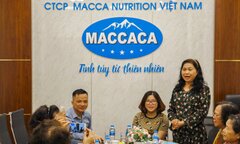 Hội đồng hương Phụ nữ Nghệ An tại Hà Nội thăm và làm việc với Công ty Macca Nutrition 