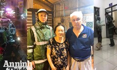 Công an Hà Nội giúp bà cụ 82 tuổi đi lạc về nhà