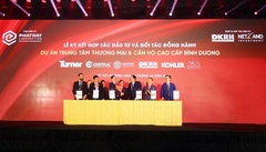 Ký kết hợp tác đầu tư và Phát triển dự án Trung tâm thương mai và căn hộ cao cấp Bình Dương 