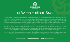 Tập đoàn Hưng Thịnh tiếp tục trích ngân sách 20 tỷ đồng ủng hộ hoạt động phòng, chống Covid-19