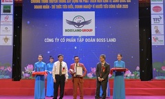 Tập đoàn Boss Land nhận cú đúp giải thưởng “Thương hiệu Vàng Việt Nam 2020” và  “Doanh nhân xuất sắc Đất Việt 2020 "