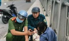 Cứu kịp thời cô gái đứng thẫn thờ trên cầu An Hảo với ý định tự tử