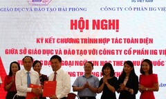 Sở Giáo dục và Đào tạo Hải Phòng: Ký kết hợp tác quốc tế nâng cao năng lực dạy và học tiếng Anh, tin học trong nhà trường