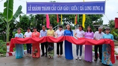 Khánh thành công trình cầu dân sinh tại tỉnh Đồng Tháp từ kinh phí ủng hộ của Agribank Bình Dương