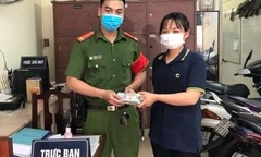 Nữ sinh nhặt được 200 triệu đồng giao nộp công an nhờ tìm người đánh mất