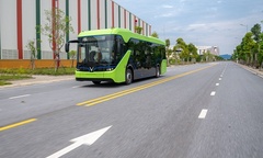 Vingroup chính thức chạy thử nghiệm xe buýt điện VinFast