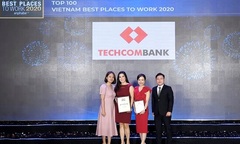 Techcombank 5 năm liền Top 2 “Nơi làm việc tốt nhất VIệt Nam” ngành tài chính ngân hàng