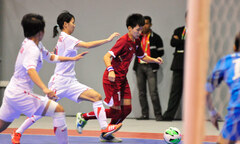 Đội tuyển futsal Việt Nam thảm bại 0-5 trước Thái Lan