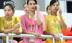  SEA Games 27: Ngẩn ngơ ngắm thiếu nữ Myanmar