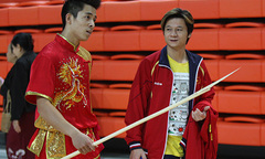 SEA Games 27: VĐV wushu Việt Nam bị loại vì… côn gẫy