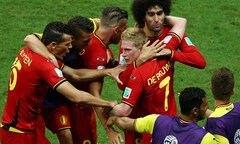 Clip: Bỉ nhọc nhằn hạ Mỹ, giành vé vào tứ kết