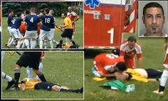 Rút thẻ đỏ, trọng tài bị cầu thủ đấm tử vong