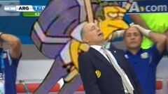 Clip: HLV Agentina suýt đột tử vì pha bỏ lỡ kinh điển của học trò