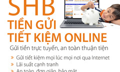 SHB ra mắt sản phẩm tiền gửi tiết kiệm online 